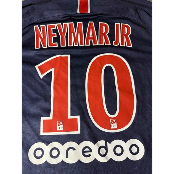 PARIS SAINT GERMAIN 2018/2019 HOME JERSEY NIKE‎ 894432-411 sz M #11 NEYMAR - Picture 9 of 10
